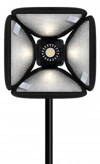 Apšvietimo Modifikatorius - Newell 25 cm Mini Bowens Kvadratinis Softboxas Tara 40 RGB LED Šviesai - Su Tinkleliu, Juodas