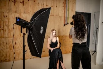 Apšvietimo Modifikatorius - Newell 30 x 120 cm Stačiakampis Softbox Bowens Montavimas, Difuziniai Audiniai, grotelės