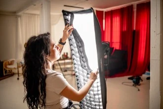 Apšvietimo Modifikatorius - Newell 30 x 120 cm Stačiakampis Softbox Bowens Montavimas, Difuziniai Audiniai, grotelės