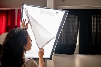 Apšvietimo Įranga - Newell 60 x 90 cm Stačiakampis Minkštas Dėžutė Su Difuzoriais Ir Tinkleliu