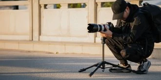 Googong Foto-Vidinio Stovas - Goocong Creator Max Tripod (aeronautinis aliuminis, 8kg, 41-164.5 cm)