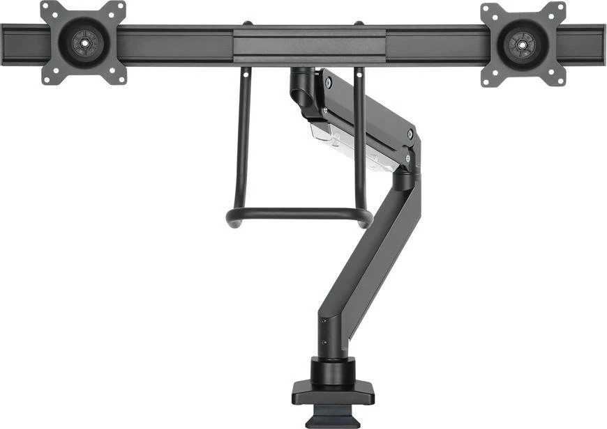 Laikiklis Neomounts NM-D775DX dvigubo monitoriaus rankena, juoda