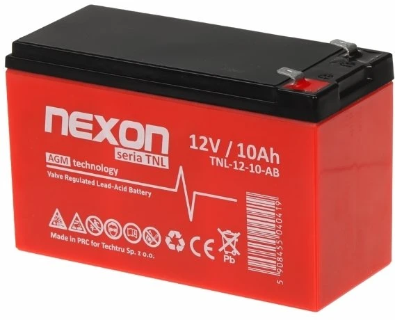 Techtru 12V/10AH-TNL/NEXON NEXON AKUMULIATORIUS