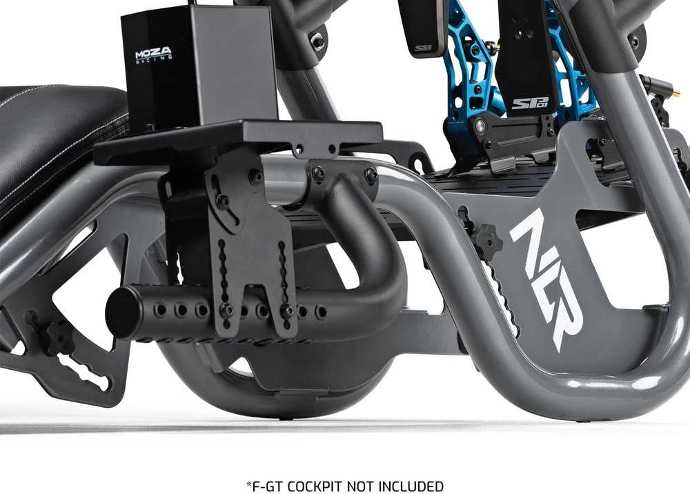 Laikiklis „Next Level Racing F-GT Pro“ pavarų perjungimo svirties ir rankinio stabdžio svirties priedas | Maksimalus svoris (keliamoji galia) 30 kg | Juodas