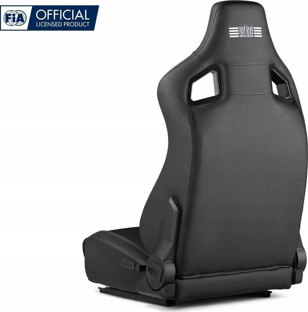 „Next Level Racing“ | ERS4 Elite PU odos ir zomšos leidimas | Atlošiama sėdynė | PU oda ir zomša | Juodas