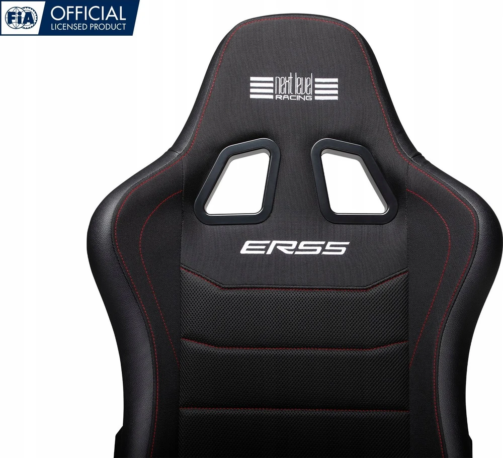 „Next Level Racing“ | ERS5 „Elite Fabric“ ir „SimAero Mesh Edition“ | Atlošiama sėdynė | SIMAERO tinklelio audinys | Juodas