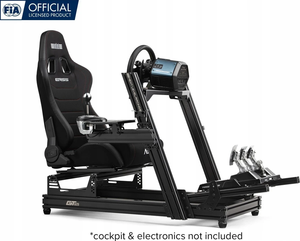 „Next Level Racing“ | ERS5 „Elite Fabric“ ir „SimAero Mesh Edition“ | Atlošiama sėdynė | SIMAERO tinklelio audinys | Juodas