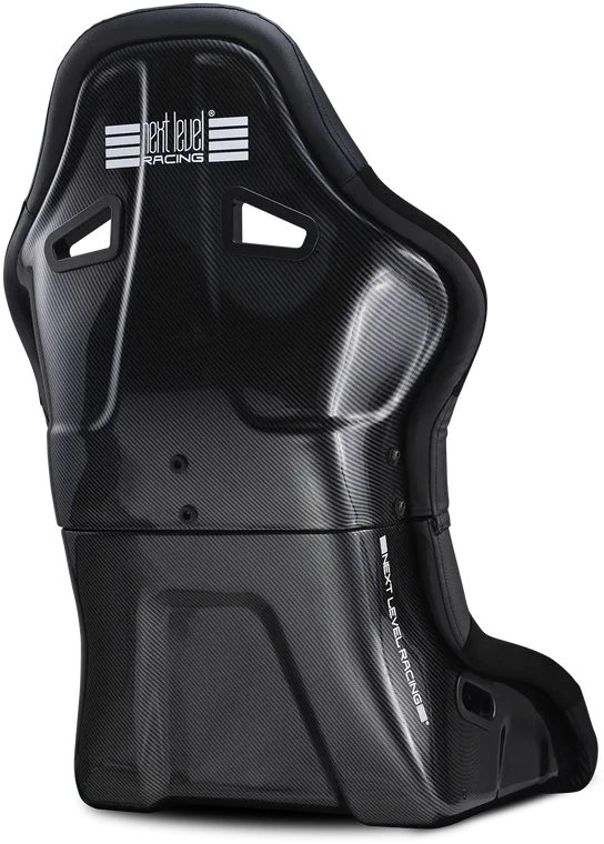 Next Level Racing ES2 Elite sim racing seat, carbon – juodos spalvos