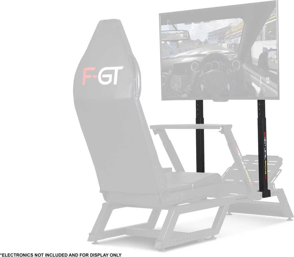 Laikiklis „Next Level Racing F-GT Monitorius“ stovas | Tvirtinimo komponentai | Aukštis, pakreipimas | 27–65 " | Maksimalus svoris (talpa) 60 kg