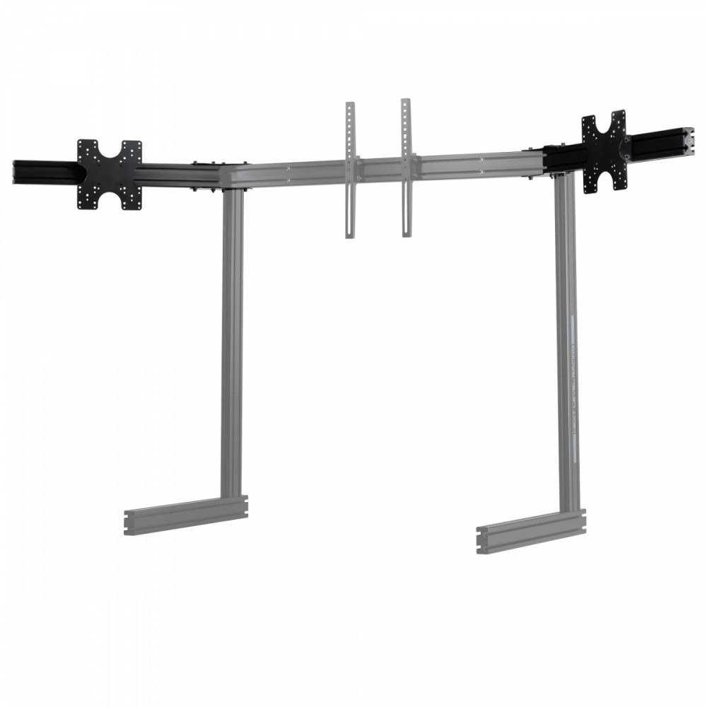Laikiklis Next Level Racing Floor stand | Tilt | ELITE Free Standing Triple Add-On Monitorius Stand | 21-43 " | Juodas
