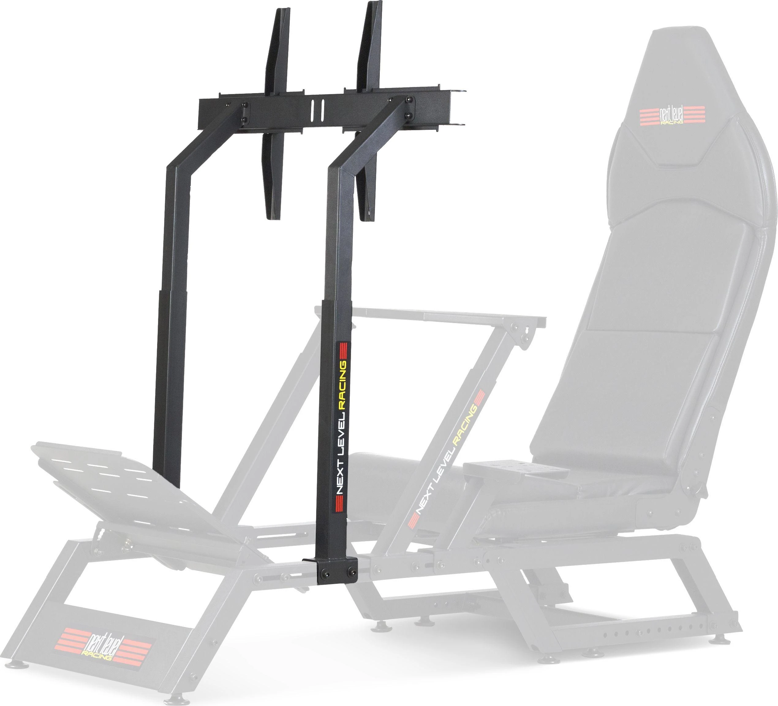Laikiklis „Next Level Racing F-GT Monitorius“ stovas | Tvirtinimo komponentai | Aukštis, pakreipimas | 27–65 " | Maksimalus svoris (talpa) 60 kg