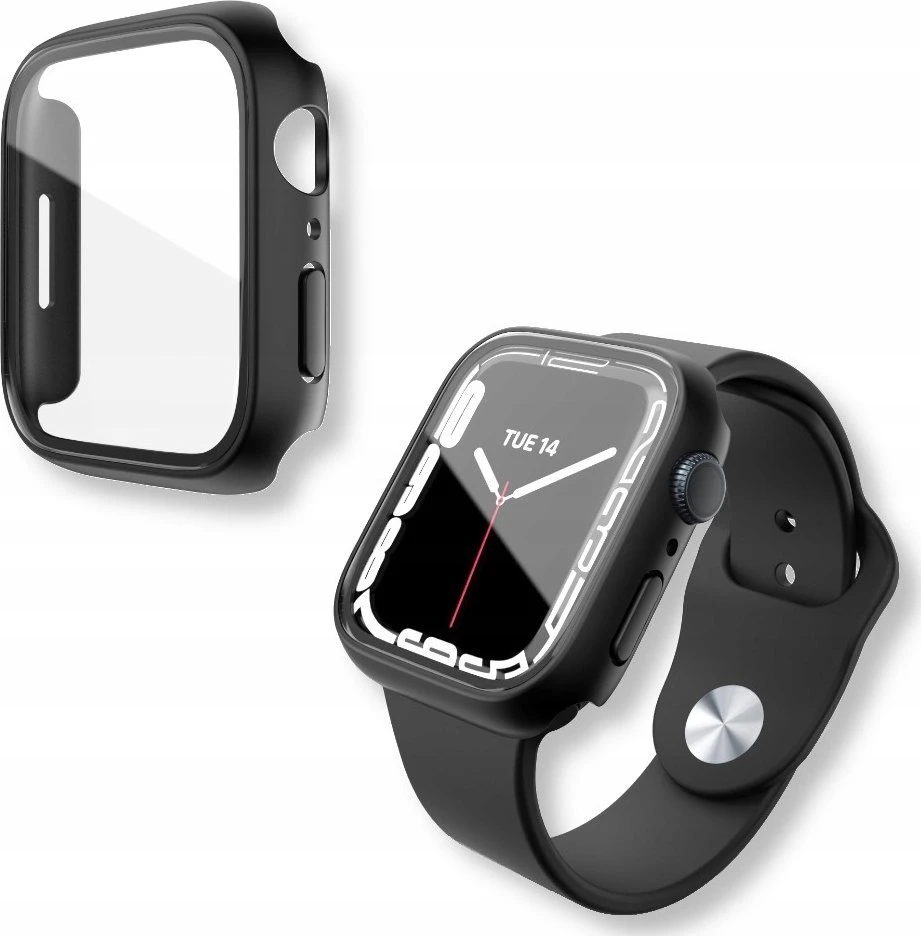NEXT ONE NEXT ONE Dėklas ochronne Shield Apple Watch 41 mm juodas