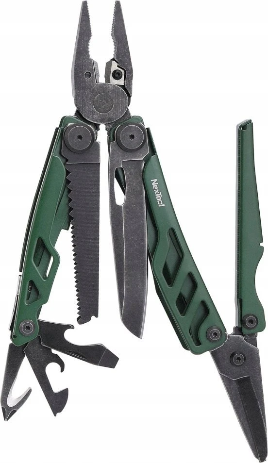 NexTool FLAGSHIP Pro NE20278 16-in-1 multitool, žalias + belt pouch