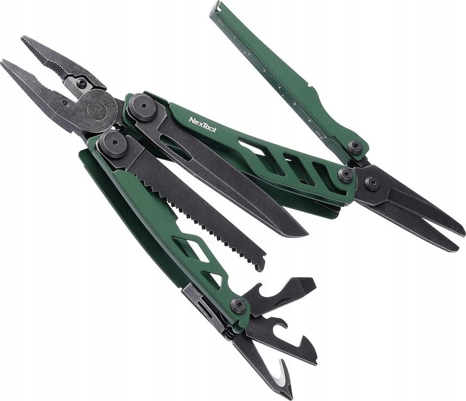 NexTool FLAGSHIP Pro NE20278 16-in-1 multitool, žalias + belt pouch