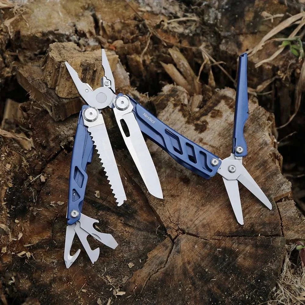 NexTool FLAGSHIP Pro NE20271 16-in-1 multitool, mėlynas + belt pouch