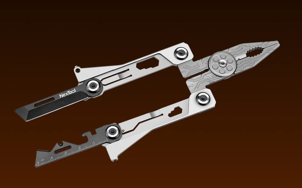 - Daugiafunkcis įrankis Nextool Sidabrinis Blade EDC 14in1 NE20182