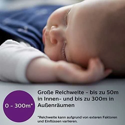 PHILIPS AVENT SCD503 / 26 DECT kūdikių monitorius – šviesiai mėlyna ir balta