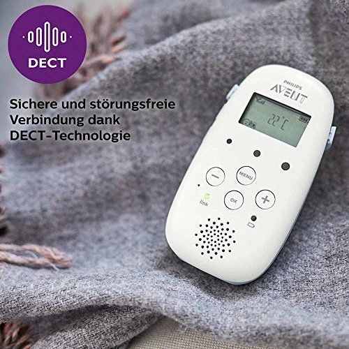 Philips Avent garso auklė DECT su Smart ECO režimu, 50 m, SCD713/26