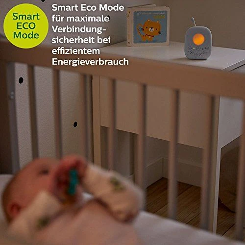 Philips Avent garso auklė DECT su Smart ECO režimu, 50 m, SCD713/26