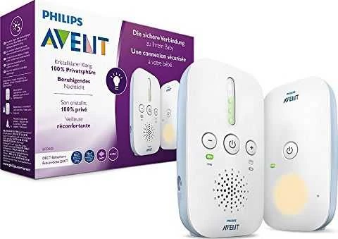 PHILIPS AVENT SCD503 / 26 DECT kūdikių monitorius – šviesiai mėlyna ir balta