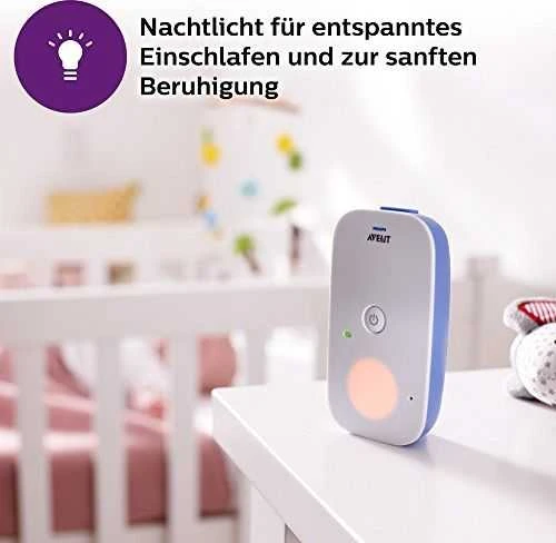 PHILIPS AVENT SCD503 / 26 DECT kūdikių monitorius – šviesiai mėlyna ir balta