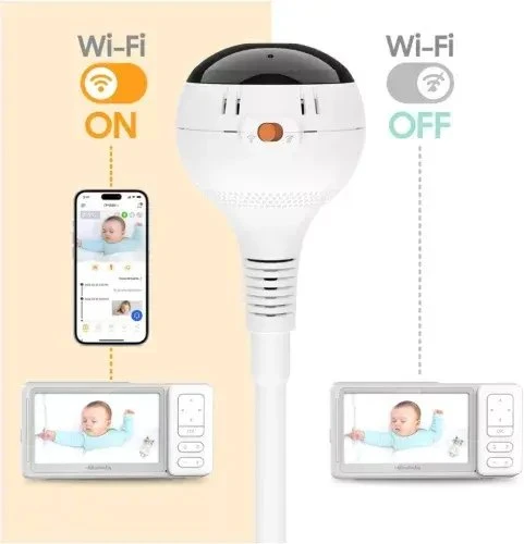 Niania Chillax DM610 300 m Wi-Fi/FHSS Baltas (ATL1428865)