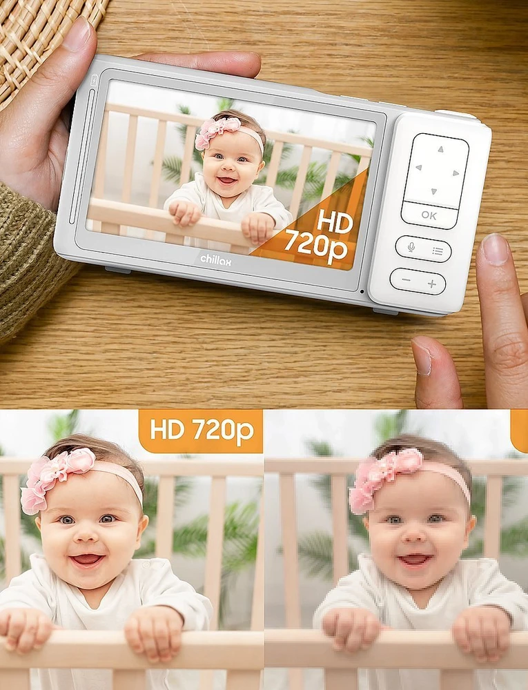 Niania Chillax DM685 Wi-Fi/FHSS Baltas (ATL1428827)