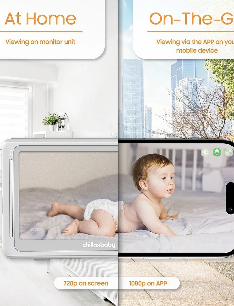 Niania Chillax DM685 Wi-Fi/FHSS Baltas (ATL1428827)