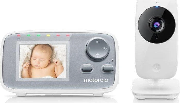 Kūdikio stebėjimo kamera Motorola VM482 2.4", Baltos/Pilkos spalvos