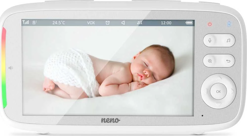 „Neno Vista“ – besisukantis vaizdo kūdikių monitorius su belaidžiu imtuvu