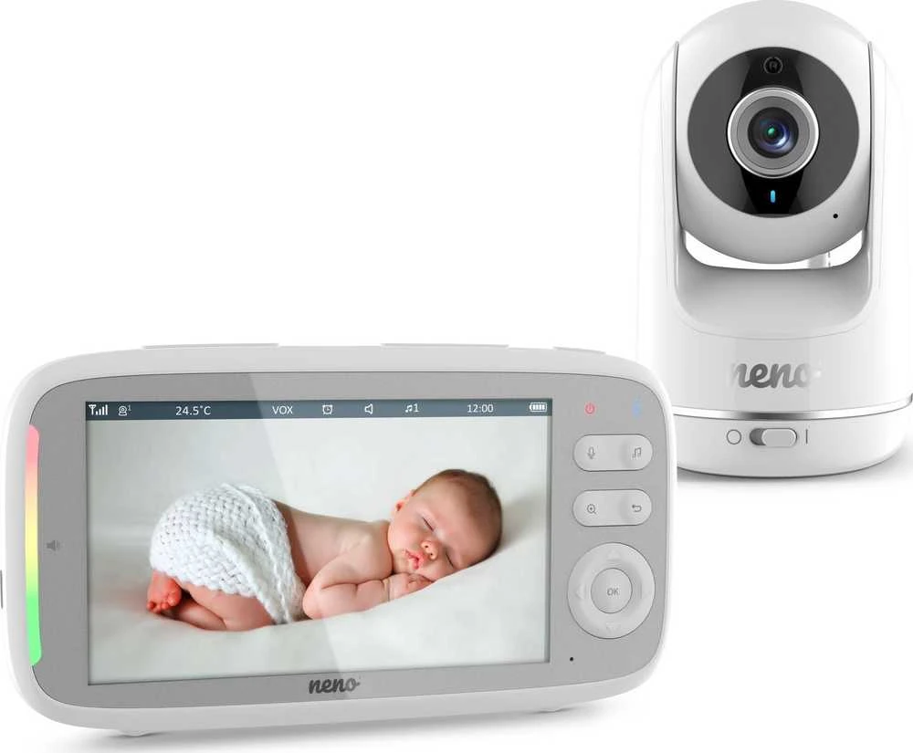 „Neno Vista“ – besisukantis vaizdo kūdikių monitorius su belaidžiu imtuvu