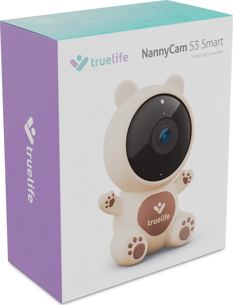 TLF Elektroninė kūdikio stebėjimo TrueLife NannyCam S3 Smart