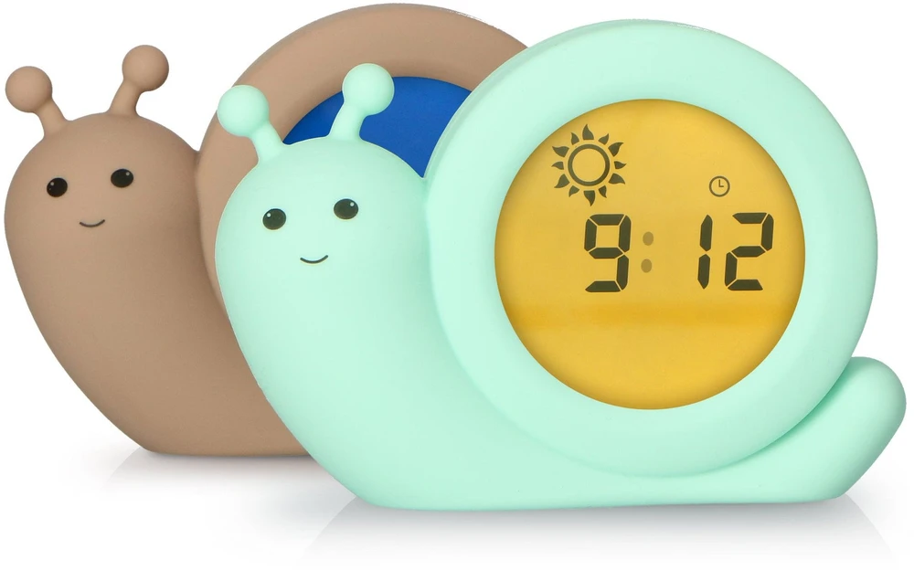 Niania Usorteret Alecto Baby Simon Snail miego ritmo žadintuvas, mėtinės žalios spalvos
