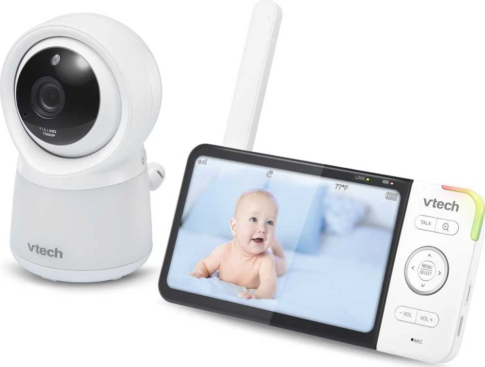 Vaizdo kūdikių monitorius su LCD ekranu ir kamera Vtech RM5754 HD