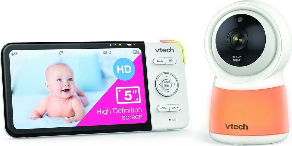 Vaizdo kūdikių monitorius su LCD ekranu ir kamera Vtech RM5754 HD