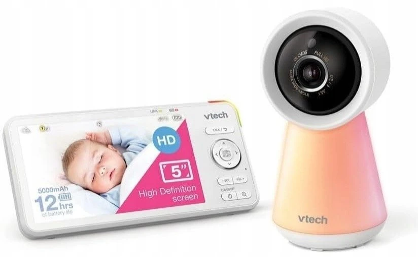 „Vtech VTech RM5756HD“ kūdikių monitorius – išmanusis kūdikių vaizdo domofonas su „Wi-Fi“