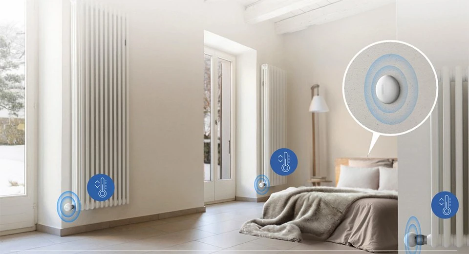 „Nice FGT-001“ termostatinė galvutė su temperatūros jutikliu (FGT-PACK EU ZWE)