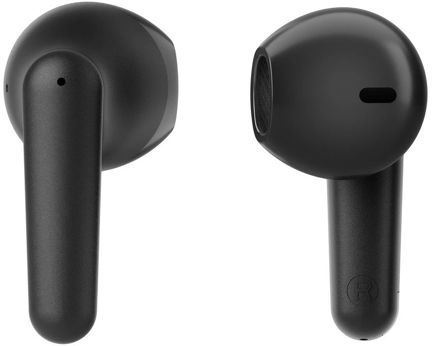 Carruzzo Niceboy Beans 4 POP juoda / Belaidės ausinės su mikrofonu / Bluetooth 5.4 / IPX4 / įkrovimo dėklas