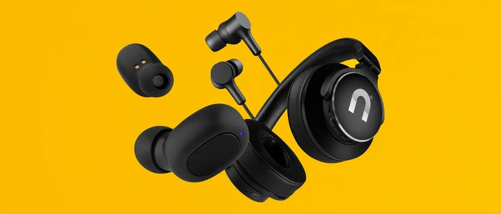 Carruzzo Niceboy Beans 4 POP juoda / Belaidės ausinės su mikrofonu / Bluetooth 5.4 / IPX4 / įkrovimo dėklas