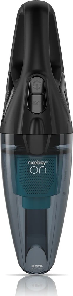 Carruzzo Niceboy ION Hurricane R3 22.2 V WET DRY juoda / Rankinis belaidis dulkių siurblys / sausas + šlapias siurbimas / 150W / HEPA