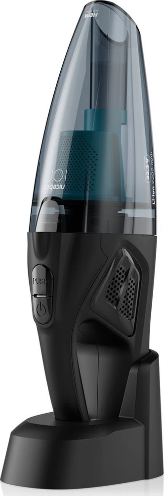 Carruzzo Niceboy ION Hurricane R3 22.2 V WET DRY juoda / Rankinis belaidis dulkių siurblys / sausas + šlapias siurbimas / 150W / HEPA