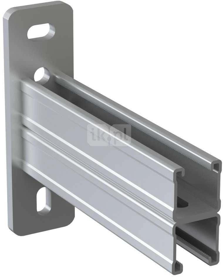 Niczuk Dviguba konsolė tipas D-MF2,5 (41x82x2,5 mm) su kojelėmis, ilgis 320 mm