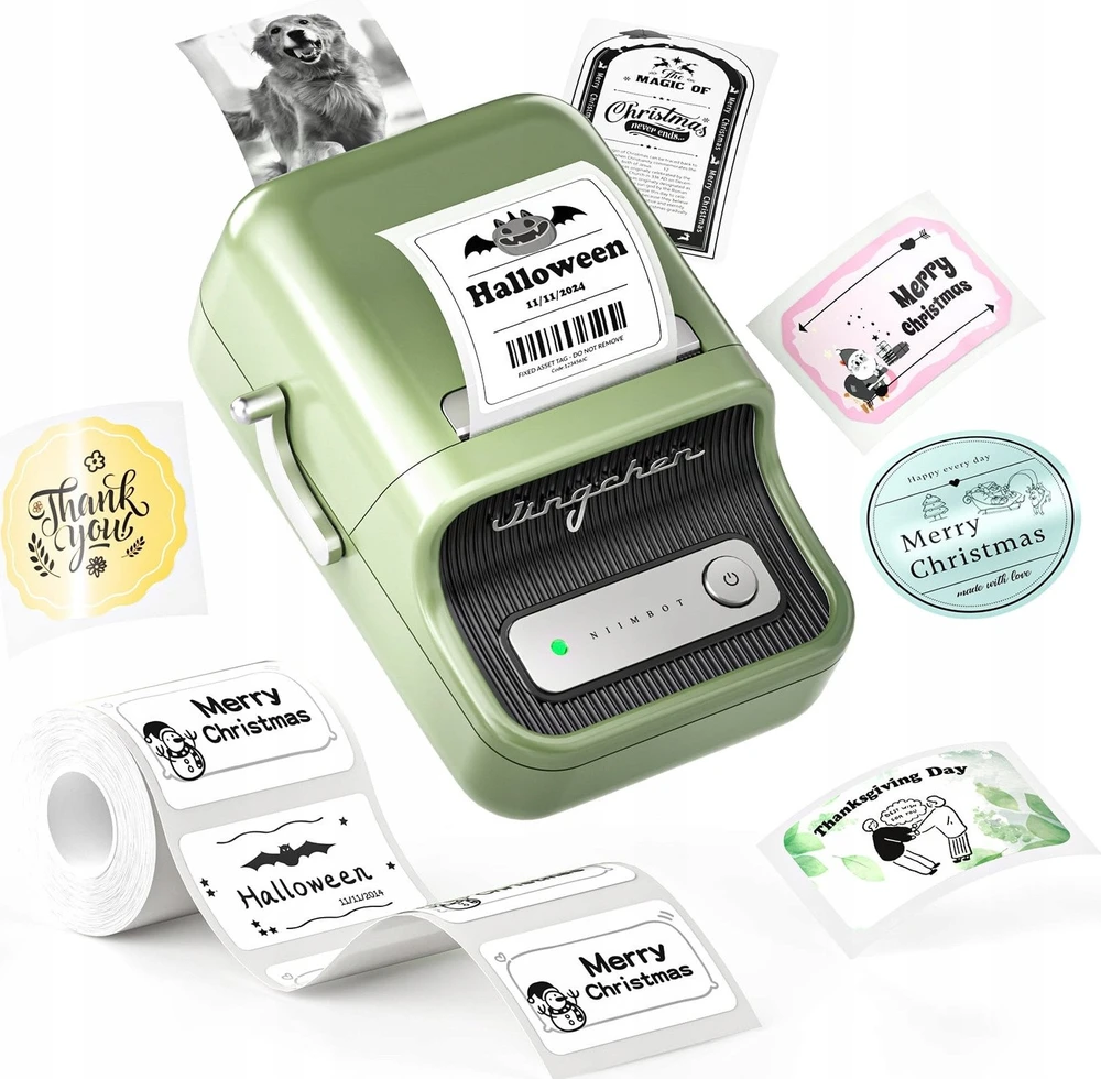 Niimbot B21 Pro Portable Label Spausdintuvas (žalias)