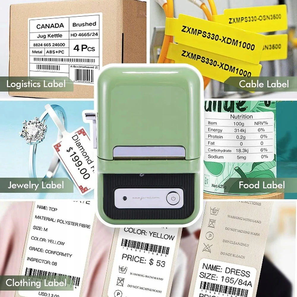 Niimbot B21 Pro Portable Label Spausdintuvas (žalias)