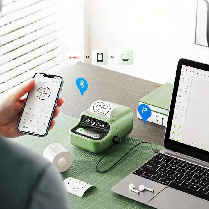 Niimbot B21 Pro Portable Label Spausdintuvas (žalias)