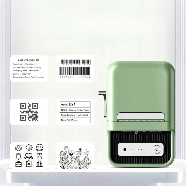 Niimbot B21 Pro Portable Label Spausdintuvas (žalias)
