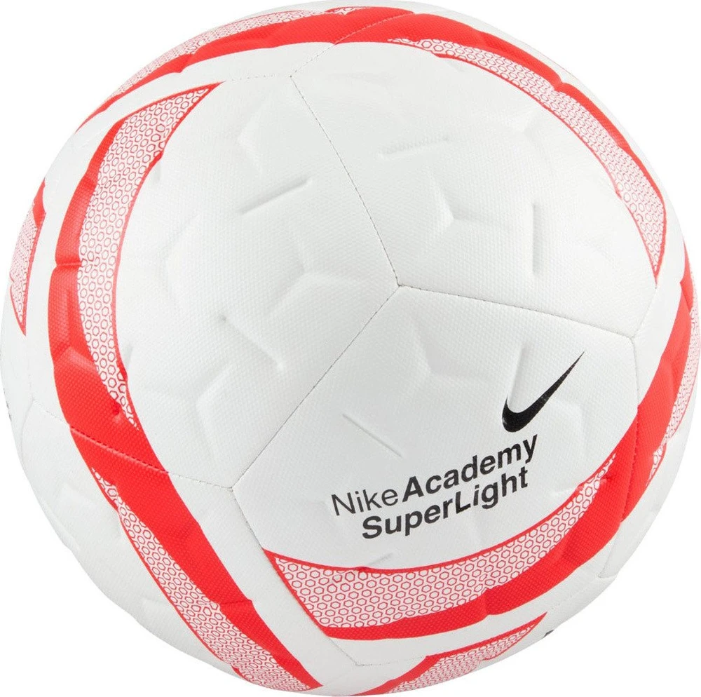 Futbolo kamuolys Nike Academy Superlight balta ir-raudona HV6345 100 (4)