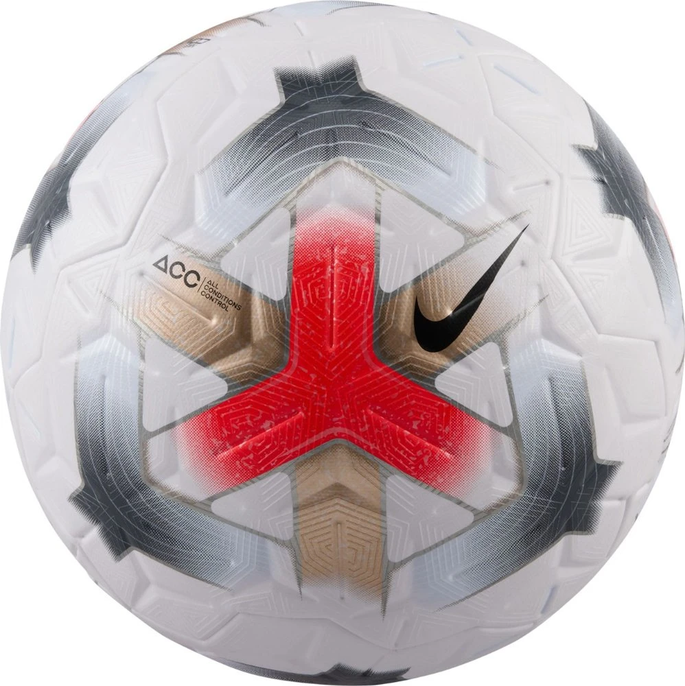 Nike Futbolo kamuolys Control balta ir-juoda-raudona IQ0618 100 5