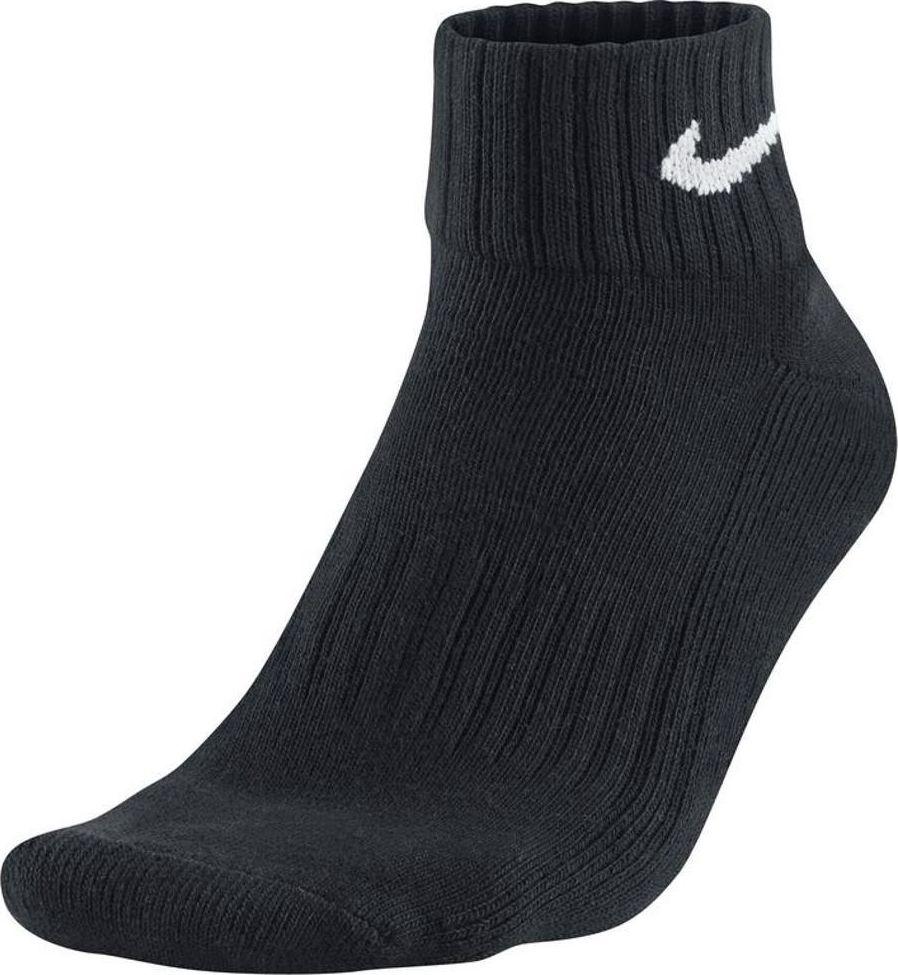 Nike Value Cotton Quarter kojinės 3 poros SX4926 001
