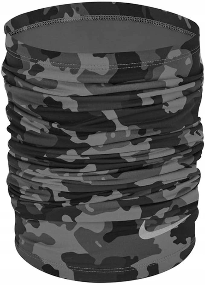 Kepurė Nike Dri-FIT apvyniojamasis (Wrap) juodas ir pilkas N1002585087OS